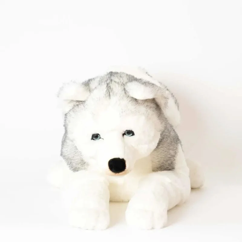 Ma peluche Husky Léonard - La Pelucherie