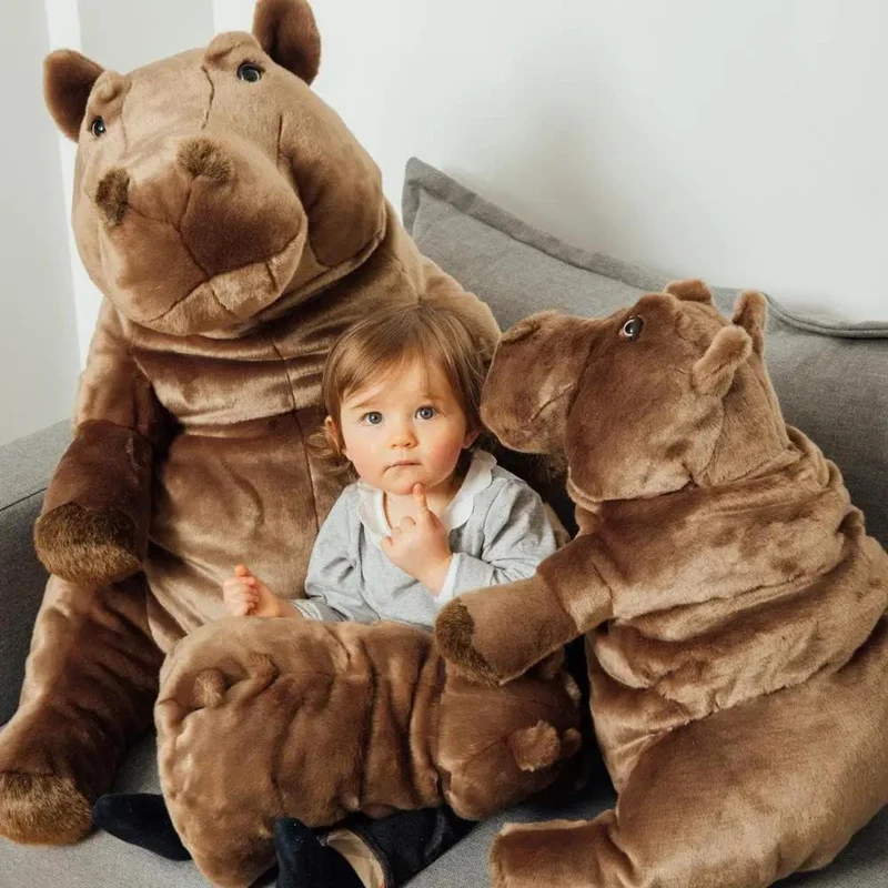 Ma peluche Hippopotame Edgar - La Pelucherie