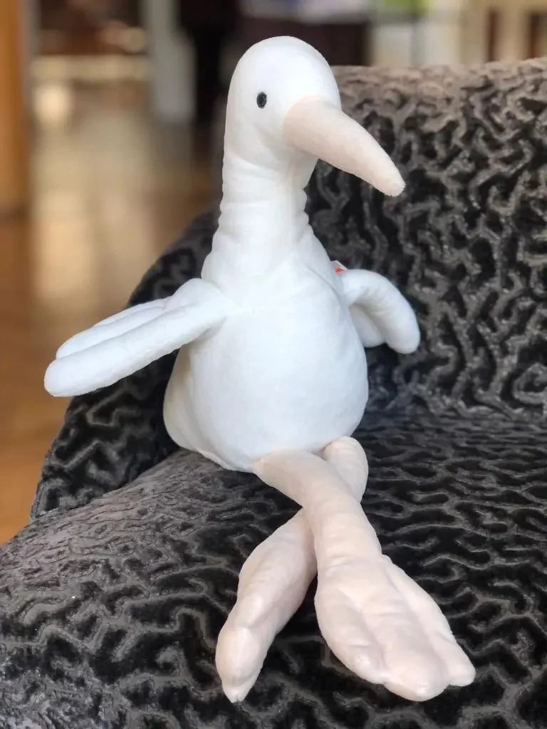 Mon Premier Doudou Cigogne - La Pelucherie