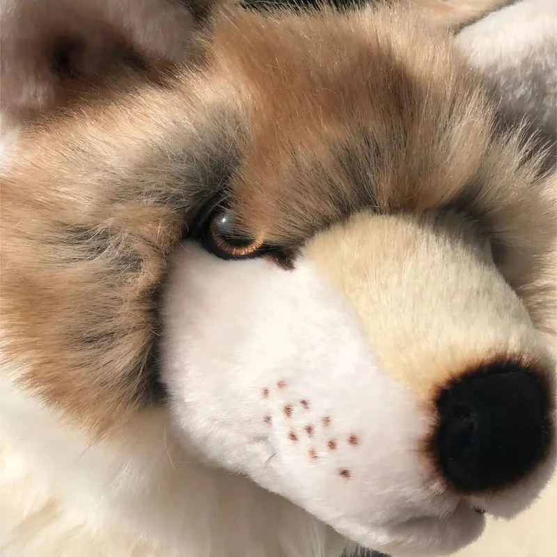 Ma peluche Loup Gaspard - La Pelucherie