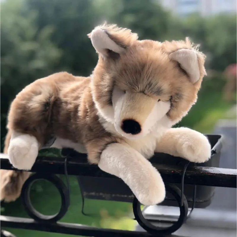 Ma peluche Loup Gaspard - La Pelucherie