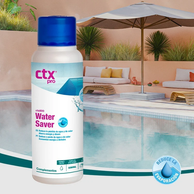 CTX – CTX-800 Cobertor solar anti evaporación líquido 12 L para piscina