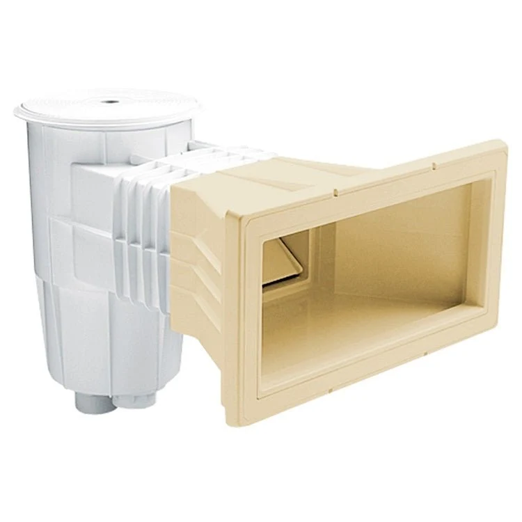 AstralPool - Skimmer 15L con boca ampliación piscina hormigón Blanco