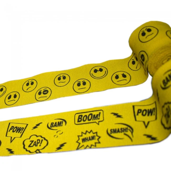 Super Pro Combat Gear Semi-Elastische Bandages - Pang/Paw Geel - 300 cm