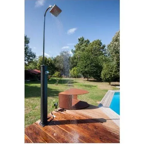 Gre - Ducha solar de aluminio 18 L en 2 partes