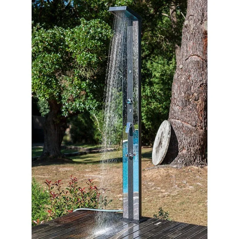 Gre - Ducha solar aluminio Premium 38 litros