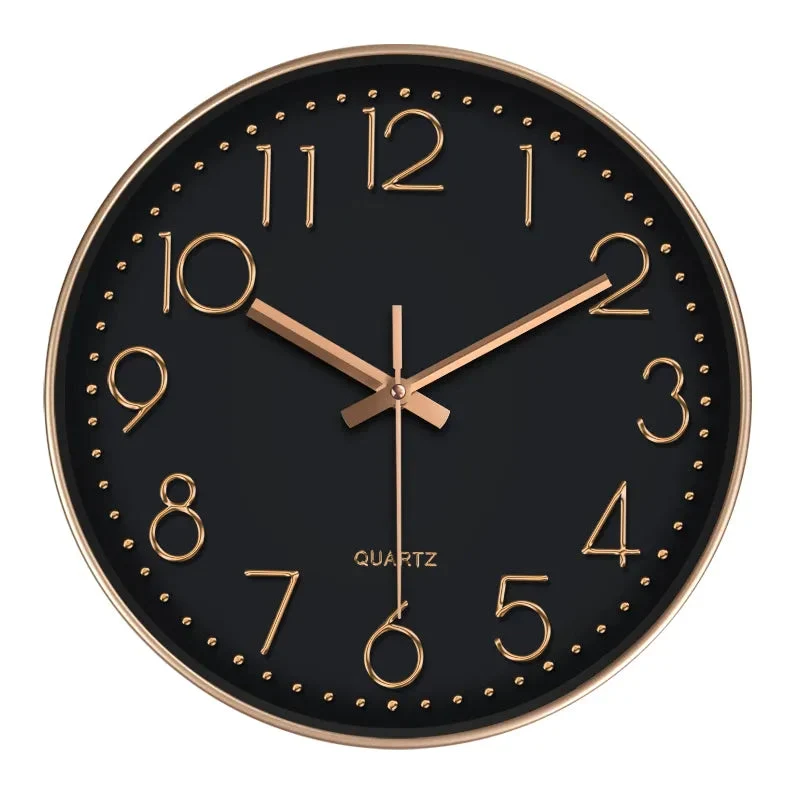 EleganceTime – Moderne Minimalistisk Vægur med Stille Bevægelse