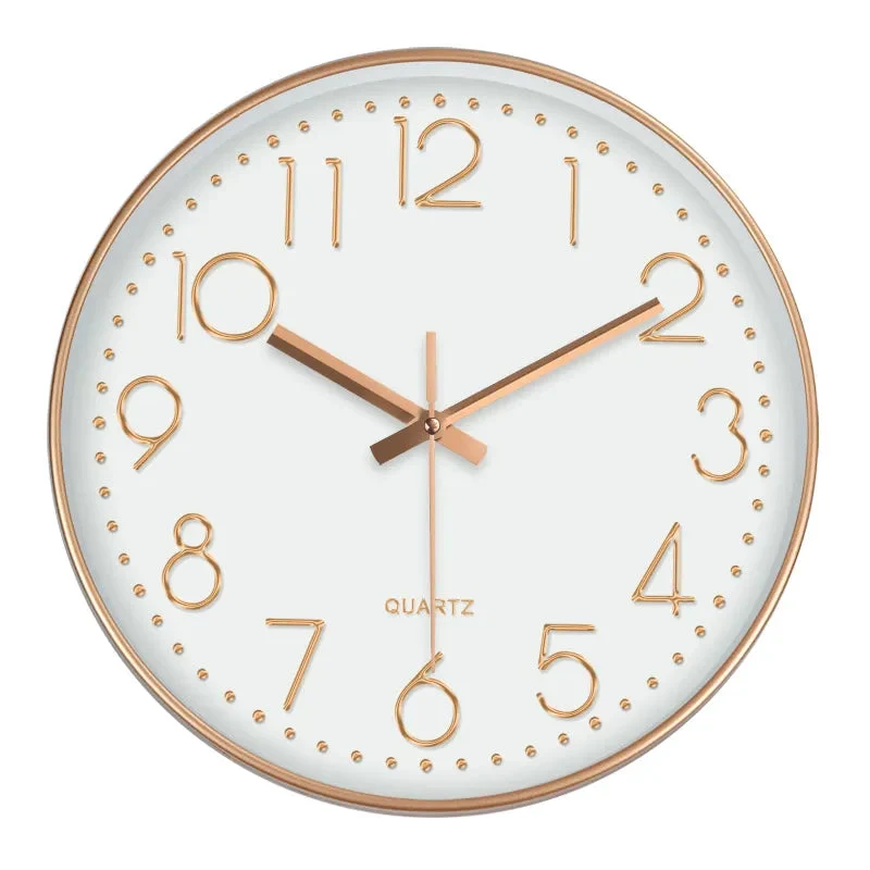 EleganceTime – Moderne Minimalistisk Vægur med Stille Bevægelse