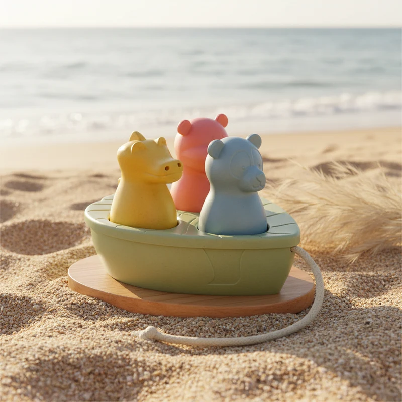 Badespielzeug Water Friends Boot 4-teilig ab 4 Monaten | Lässig