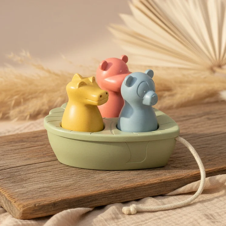 Badespielzeug Water Friends Boot 4-teilig ab 4 Monaten | Lässig