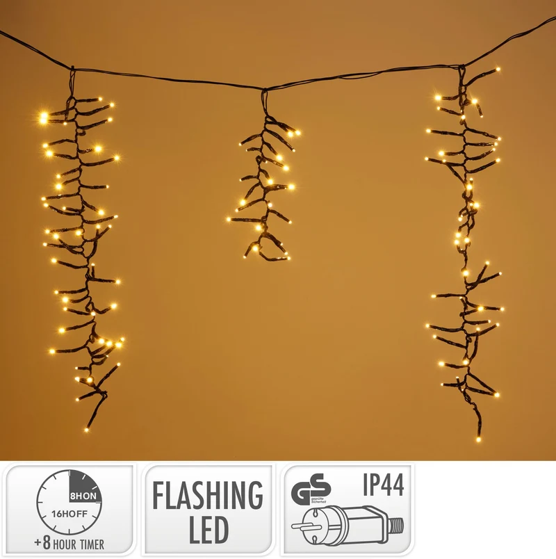 Luci a ghiacciolo 528 LED PERAGA CHRISTMAS