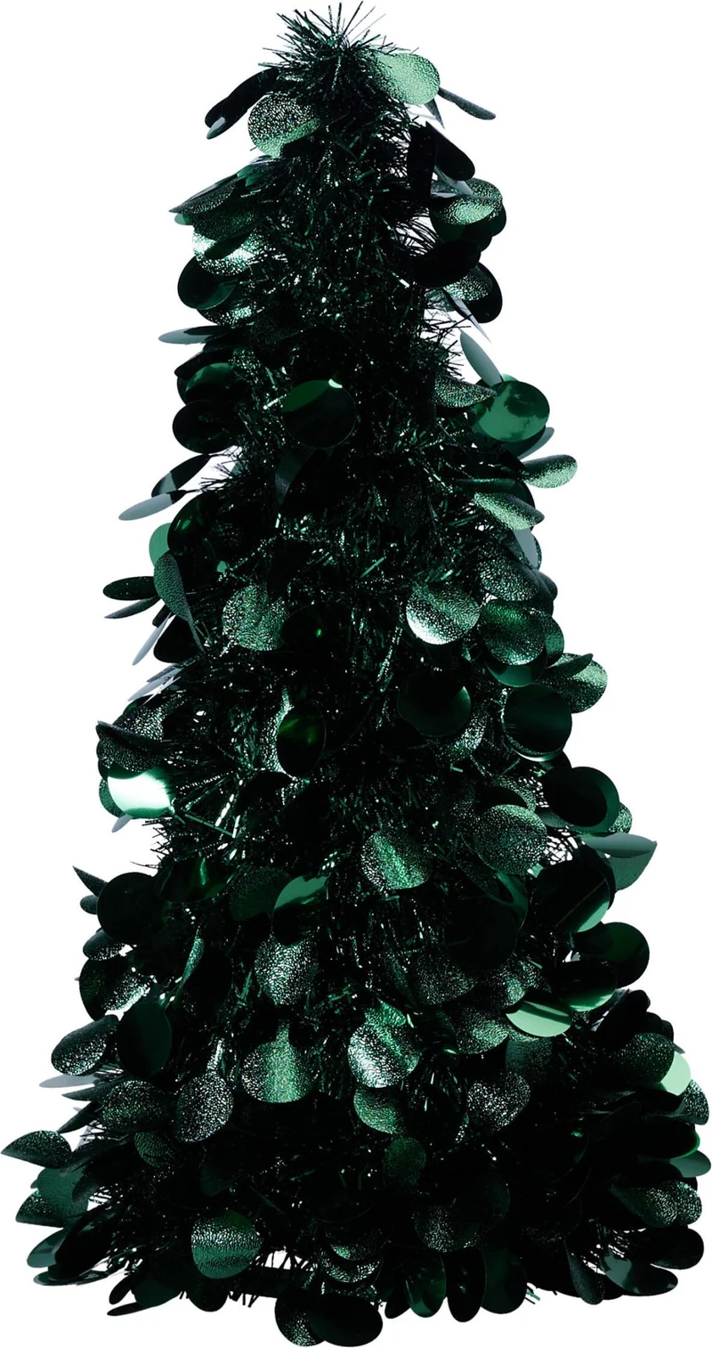 Albero decorativo in tinsel 46 cm verde PERAGA CHRISTMAS