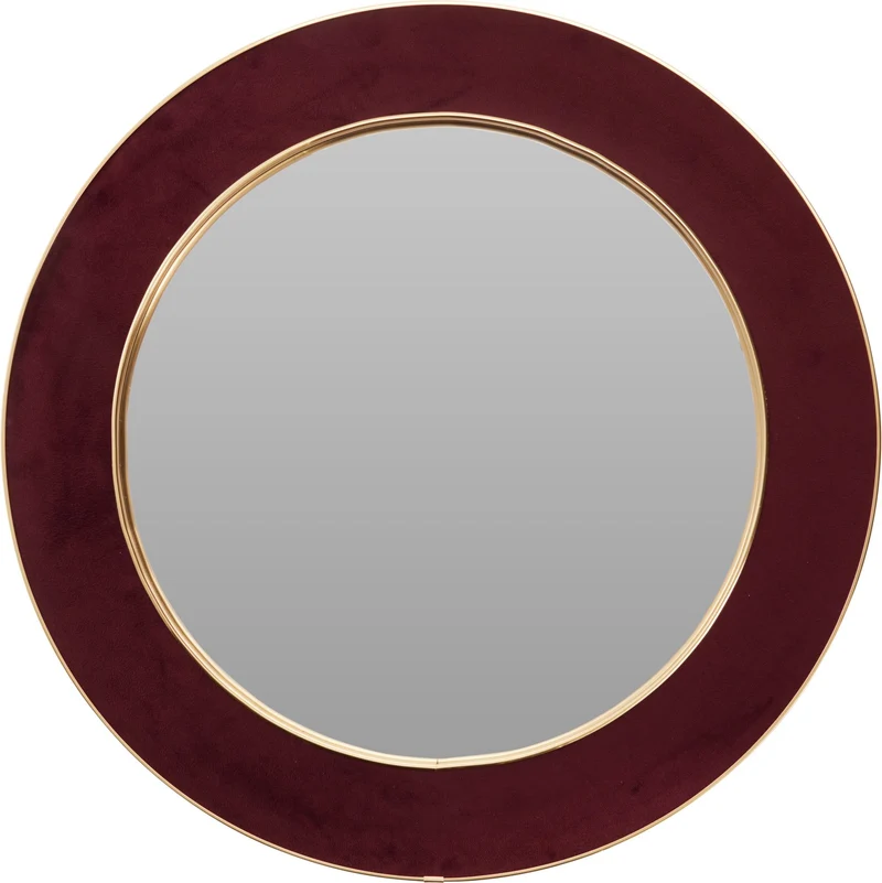 Specchio rotondo D60 cm bordeaux PERAGA CHRISTMAS