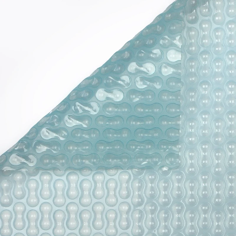 Zwembadzeil noppenfolie Lichtblauw voor ovaal zwembad 703 cm x 420 cm