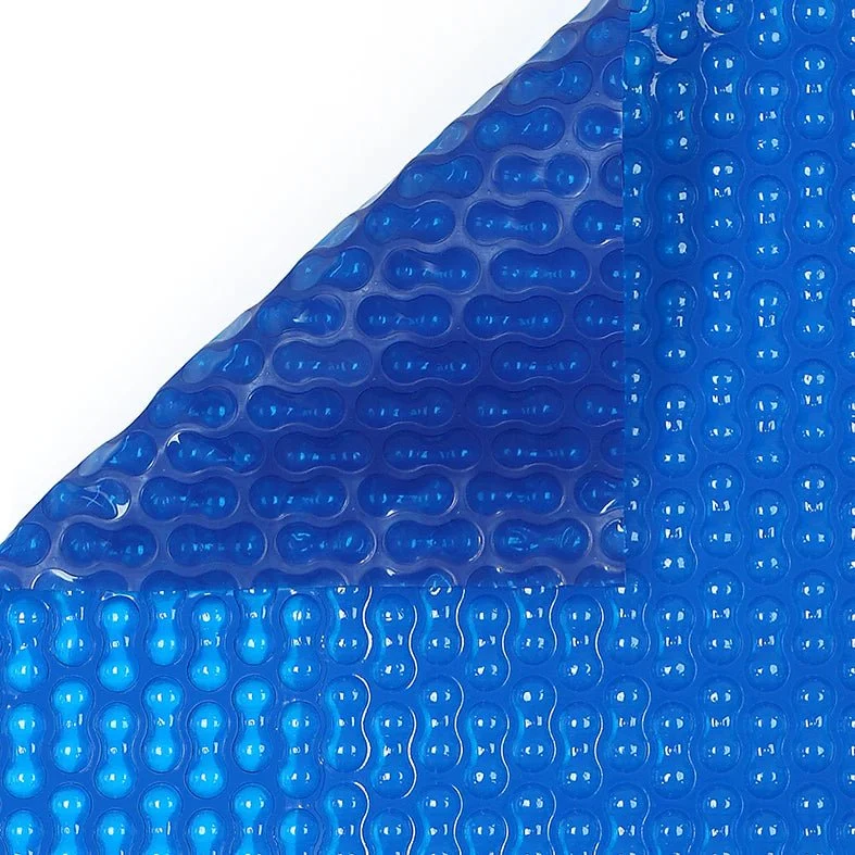 Zwembadzeil noppenfolie Donkerblauw voor ovaal zwembad 820 cm x 420 cm