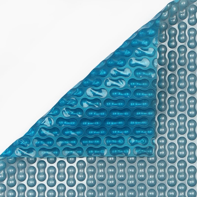 Zwembadzeil noppenfolie Donkerblauw voor ovaal zwembad 486 cm x 250 cm