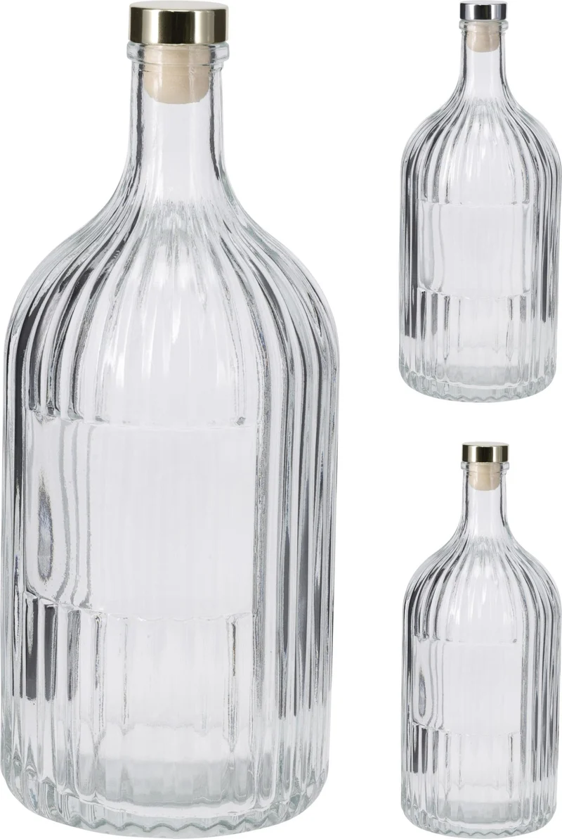 Bottiglia in vetro 1000 ml PERAGA CHRISTMAS