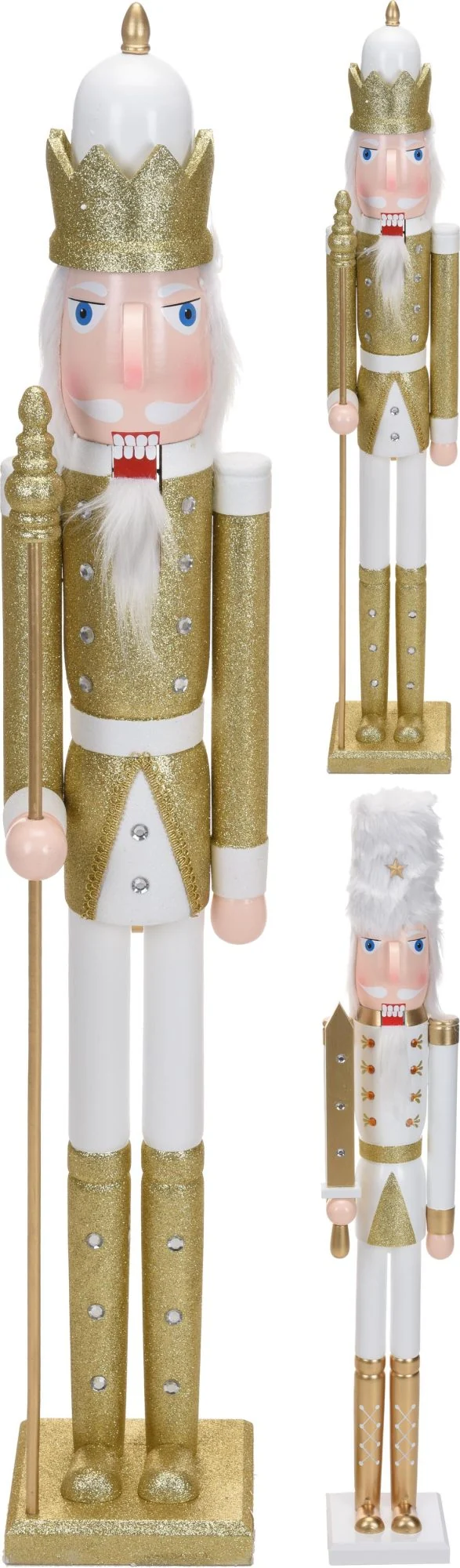 Schiaccianoci in legno 106 cm modello assortito PERAGA CHRISTMAS