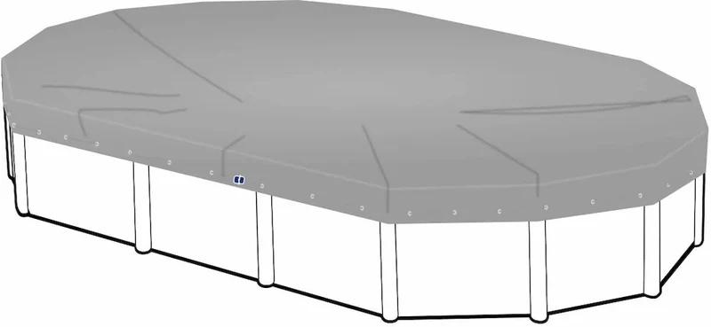 Winterzeil voor ovaal zwembad 740 cm x 460 cm