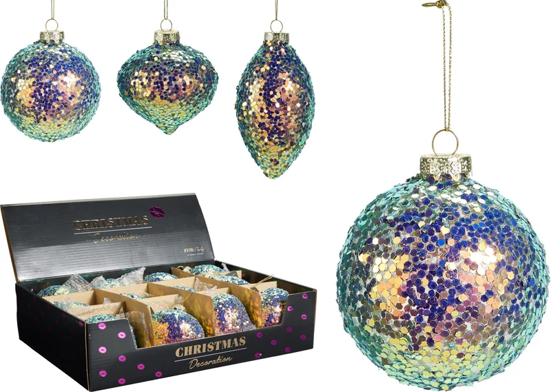 Decorazione natalizia blu modello assortito PERAGA CHRISTMAS