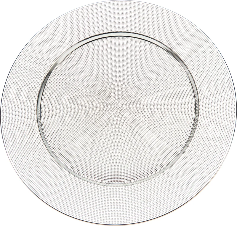 Piatto 40 cm argento PERAGA CHRISTMAS