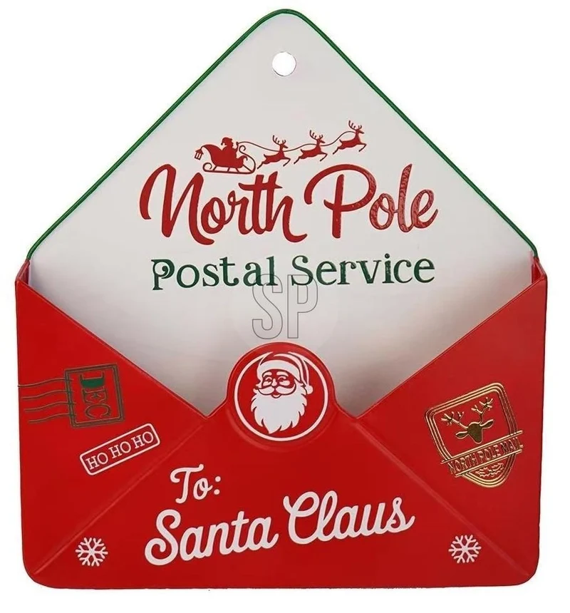 Cassetta delle lettere natalizia 34 cm PERAGA CHRISTMAS