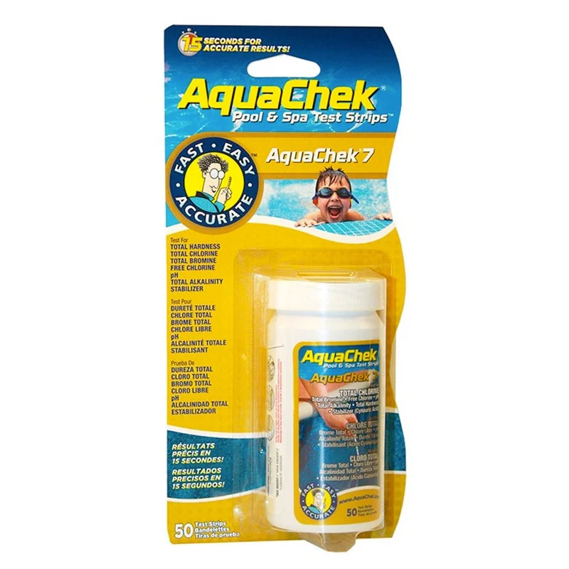 AquaChek Tiras analíticas 7 parámetros para piscina