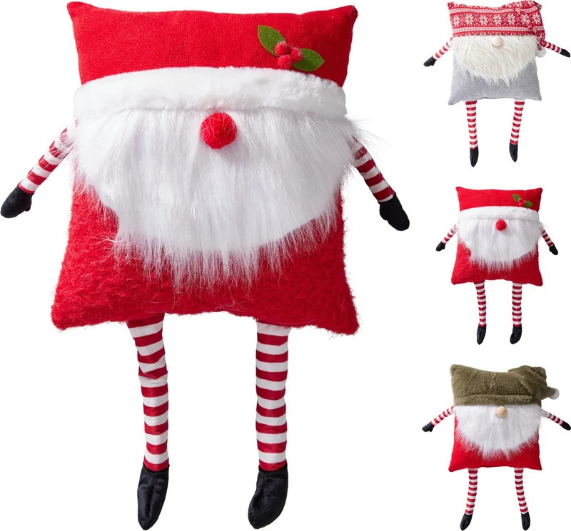 Cuscino Babbo Natale 32 x 37 cm modello assortito PERAGA CHRISTMAS