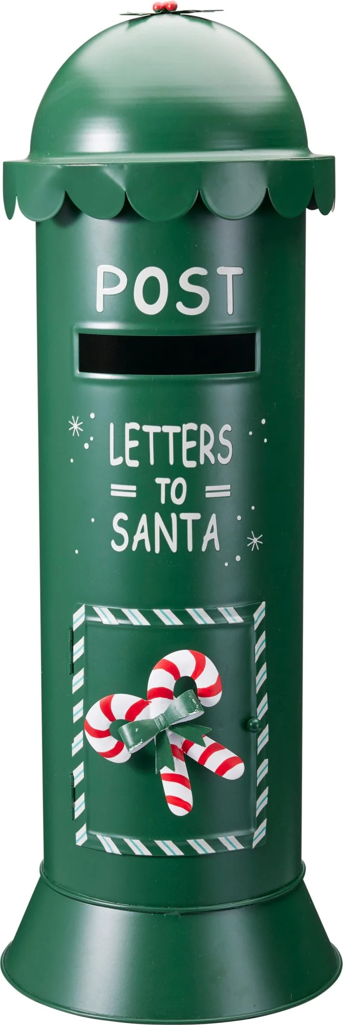 Cassetta postale decorativa D19 x H53 cm verde PERAGA CHRISTMAS