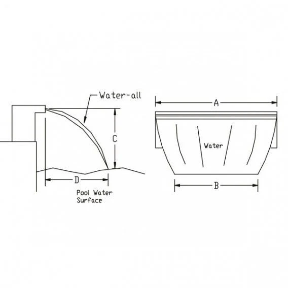 AstralPool Cascada SilkFlow para piscina