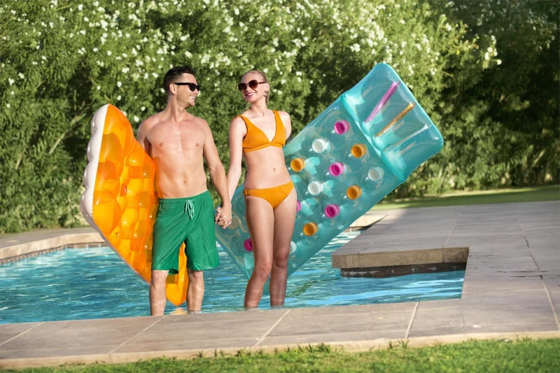 Fashion Luchtmatras 188cm x 71cm - Oranje