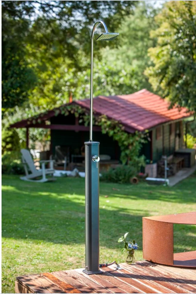 Gre Zonnedouche Aluminium zwart - 18 L