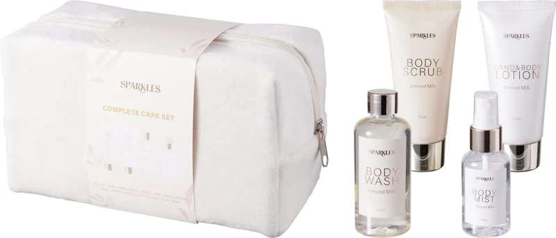 Set regalo 4 pezzi con beauty bag PERAGA CHRISTMAS