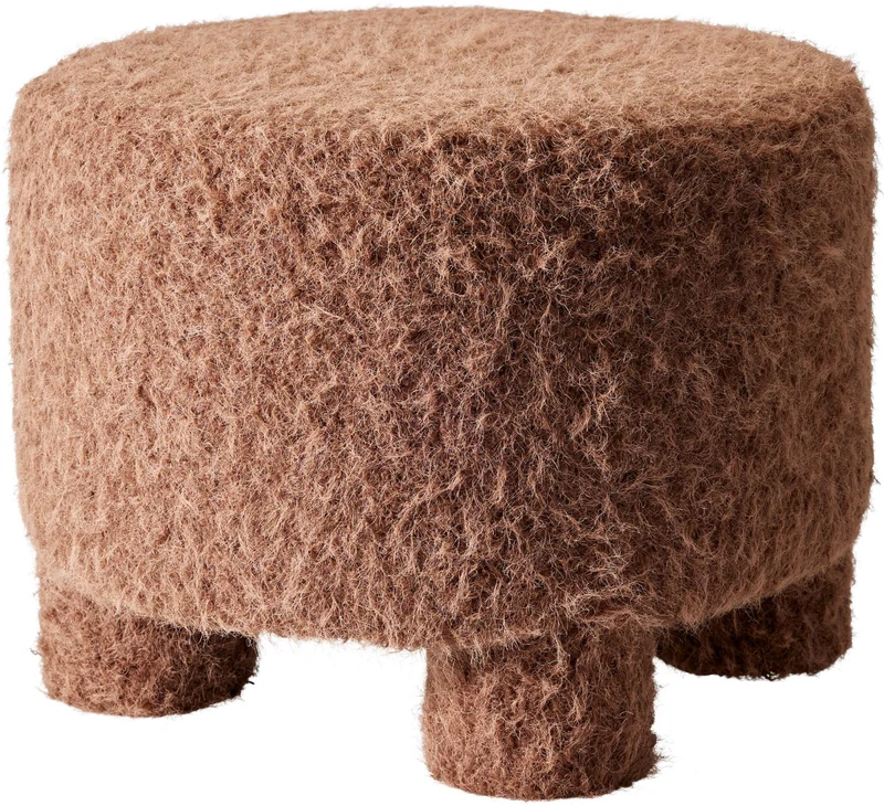 Sgabello in legno 40 x 29 cm marrone PERAGA CHRISTMAS