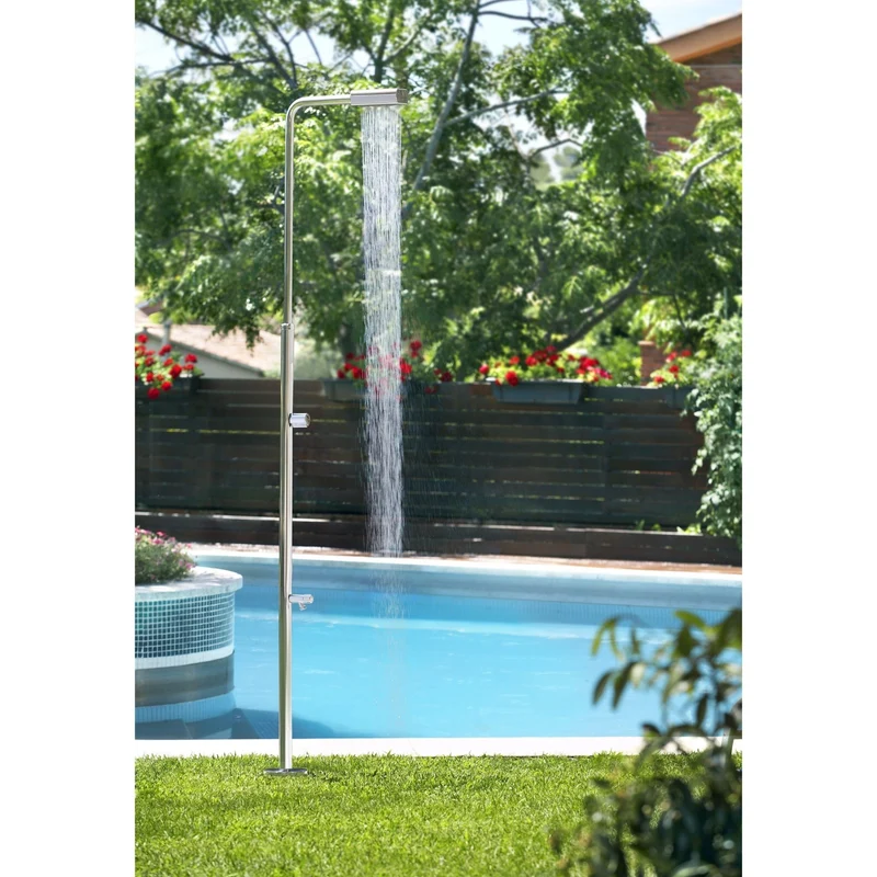Astralpool Ducha Ángel con grifo lavapiés para piscina