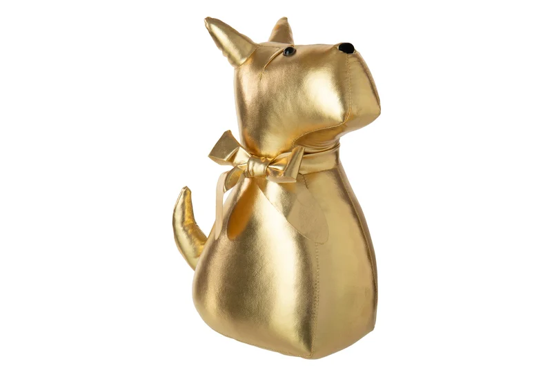 Fermaporta Cane Poliestere Oro 25x15x34 cm 1.8kg