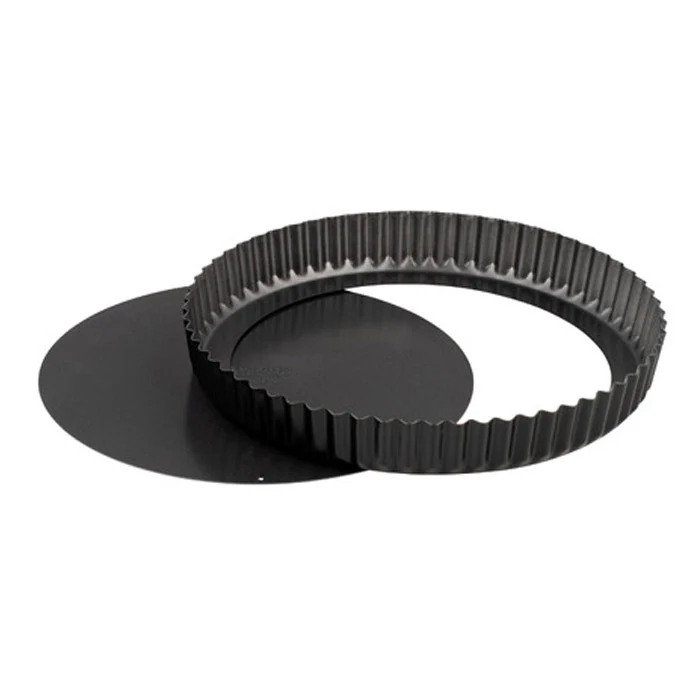 TEGLIA ANTIADERENTE PER CROSTATA/QUICHE, BASE MOBILE, Ø25CM
