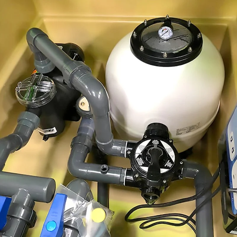 AstralPool - Caseta enterrada de fibra Ra para sala técnica de piscina