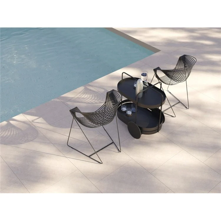 Biscuit Beige Terrastegel Keramisch 60x60x2 cm
