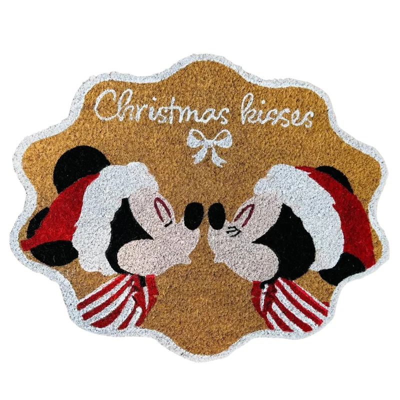 Zerbino Natalizio Topolino e Minnie Christmas Kisses 40x60cm Peraga Christmas