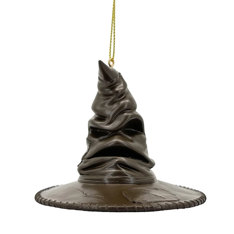 Pendaglio 3D Cappello Parlante Harry Potter H7 Marrone Peraga Christmas