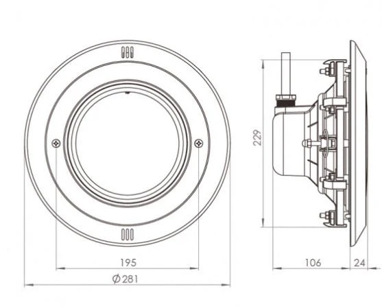 Astralpool - Proyector LED LumiPlus Essential PAR56