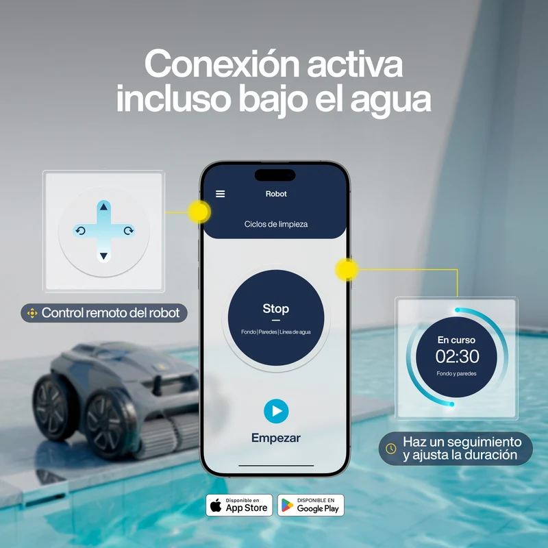 Zodiac - Alpha OA 6400 iQ Robot limpiafondos con cable para piscina