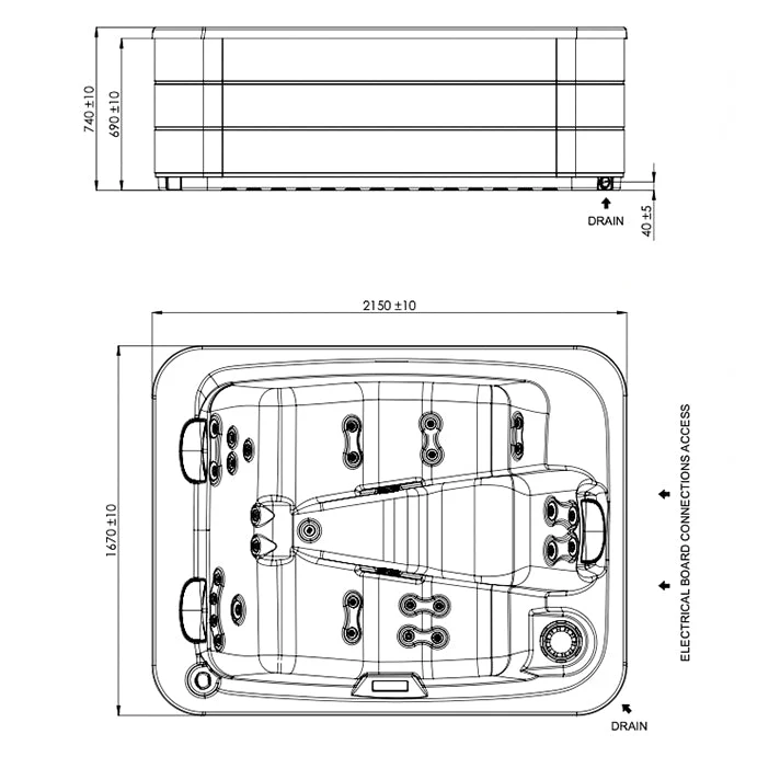 Astralpool - Spa hidromasaje Equilibre E