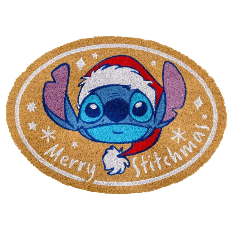 Zerbino Stitch Merry Stitchmas 40x60cm Naturale Multicolore Peraga Christmas