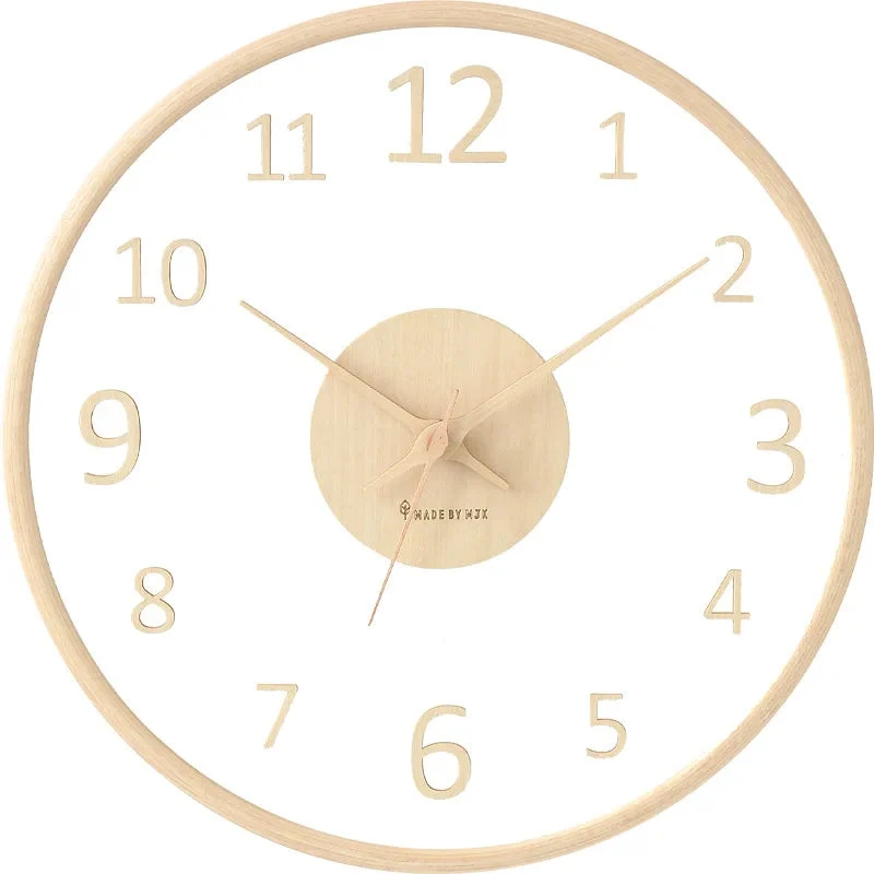 EcoTime - Minimalistisk vægur med naturinspireret charme