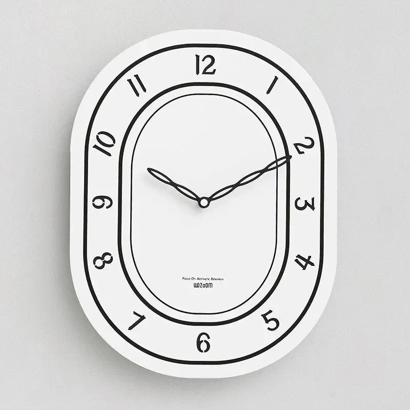EllipTime - Minimalistisk elliptisk vægur med moderne elegance