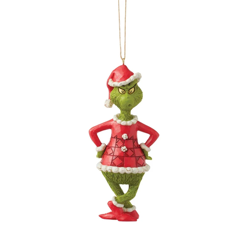 Grinch con le Mani sui Fianchi 13,5cm Verde e Rosso Jim Shore