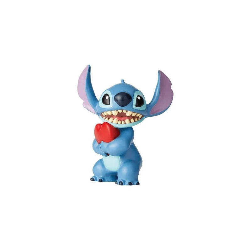 Statua Figure Lilo e Stitch Stitch Love 15cm Blu ENESCO