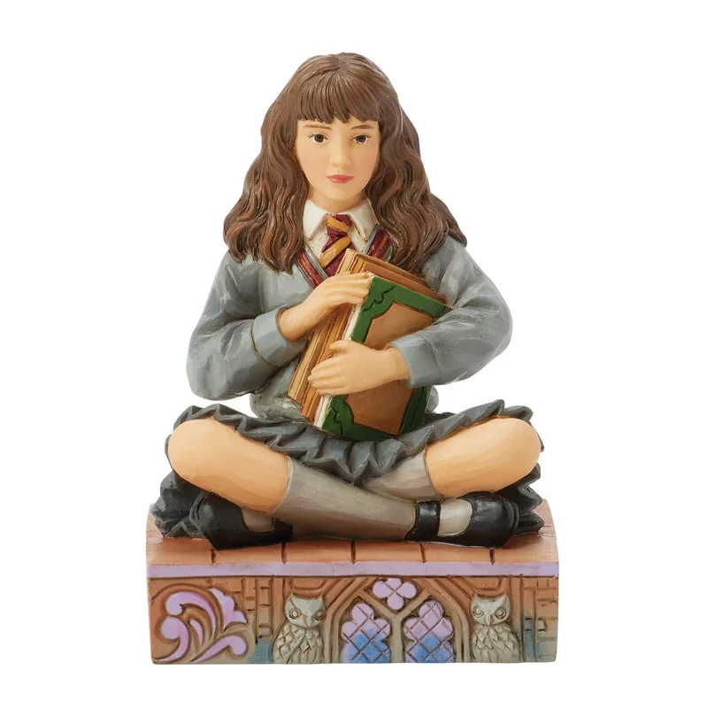 Statuetta Hermione con i libri H10,3cm Harry Potter Jim Shore